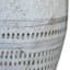 Tall White Cyber Ceramic Outdoor Planter, Small