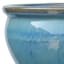 Honeybloom Mews Blue Ceramic Outdoor Planter, Large