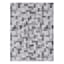 (D537) Crosby St. Nova Grey Printed Area Rug, 5x7
