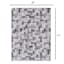 (D537) Crosby St. Nova Grey Printed Area Rug, 5x7
