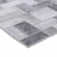 (D537) Crosby St. Nova Grey Printed Area Rug, 8x10