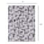 (D537) Crosby St. Nova Grey Printed Area Rug, 8x10