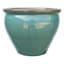 Honeybloom Mews Green Ceramic Outdoor Planter, Medium