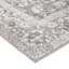 (B844) Honeybloom Vintage Distressed Medallion Area Rug, 7x10