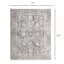 (B844) Honeybloom Vintage Distressed Medallion Area Rug, 7x10