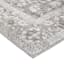 (B844) Honeybloom Vintage Distressed Medallion Accent Rug, 3x5
