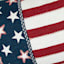 Honeybloom American Flag Oblong Throw Pillow, 14x24