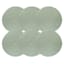 Set of 6 Round Shiori Placemats, Spruce