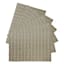 Set of 6 Marquis Prosecco Woven Vinyl Placemats, 13x18