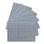 Set of 6 Marquis Powder Woven Vinyl Placemats, 13x18