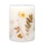 Sunflower Botanical Pillar Candle, 3x4