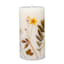 Honeybloom Unscented Sunflower Botanical Pillar Candle, 3x6