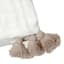 Tracey Boyd Solid White Woven Throw Blanket, 50x60