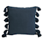 Found & Fable Austin Orion Blue Tassel Throw Pillow, 18"