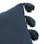 Found & Fable Austin Orion Blue Tassel Throw Pillow, 18"