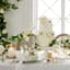 Willow Crossley Gold Etched Star Glass Votive Candle Holder, 2.6"