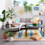 Soho Black Steel Patio Corner Chair