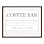 Coffee Bar Wall Art, 16x13