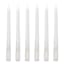 Willow Crossley 6-Pack Gold Star Unscented Taper Candles, 11"
