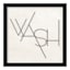 Wash Metal Wall Art, 13"