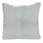 Tahiti Silver Tufted Back Cushion