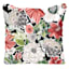 Tamani Raven Floral Outdoor Tufted Back Cushion