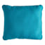 Turquoise Canvas Corded Outdoor Back Cushion