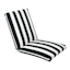Providence Awning Striped Outdoor Hinged Chair Cushion