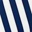 Providence Navy Blue Awning Striped Outdoor Tufted Back Cushion