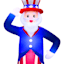Inflatable Uncle Sam, 20'
