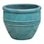 Providence Tyler Teal Tall Outdoor Planter, Large