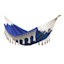 Hampton Patio Hammock with Tassels, Navy Blue