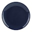 12-Piece Stoneware Dinnerware Set, Glossy Dark Blue