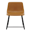 Tiny Dreamers Drake Kids Faux Leather Accent Chair, Cognac