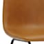 Tiny Dreamers Drake Kids Faux Leather Accent Chair, Cognac