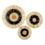 Tracey Boyd 3-Piece Geo Seagrass Round Wall Baskets