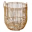Found & Fable Round Rattan Storage Basket, Large