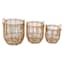Found & Fable Round Rattan Storage Basket, Small