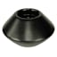 Found & Fable Black Ceramic Votive Candle Holder, 4"