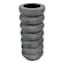 Found & Fable Grey Polystone Tealight Candle Holder, 6"