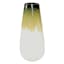 Found & Fable Brown Reactive Glaze Ceramic Vase, 12"