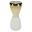 Found & Fable Brown Reactive Glaze Ceramic Pillar Candle Holder, 10"