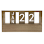 Ty Pennington Wooden Tabletop Calendar, 10x5.5