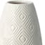 Found & Fable Eileen White Vase, 12"