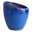 Blue Fall Away Ceramic Planter, 17.7"