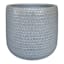 Isis White Ceramic Outdoor Planter, Large