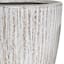 Bailey White Bark Design Egg Shaped Planter, Medium