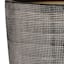 Indoor Tall Grid Patterned Ceramic Pot, Medium