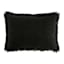 Tracey Boyd Black Slub Textured Throw Pillow, 13x18