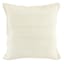River White Ribbed Throw Pillow, 20"